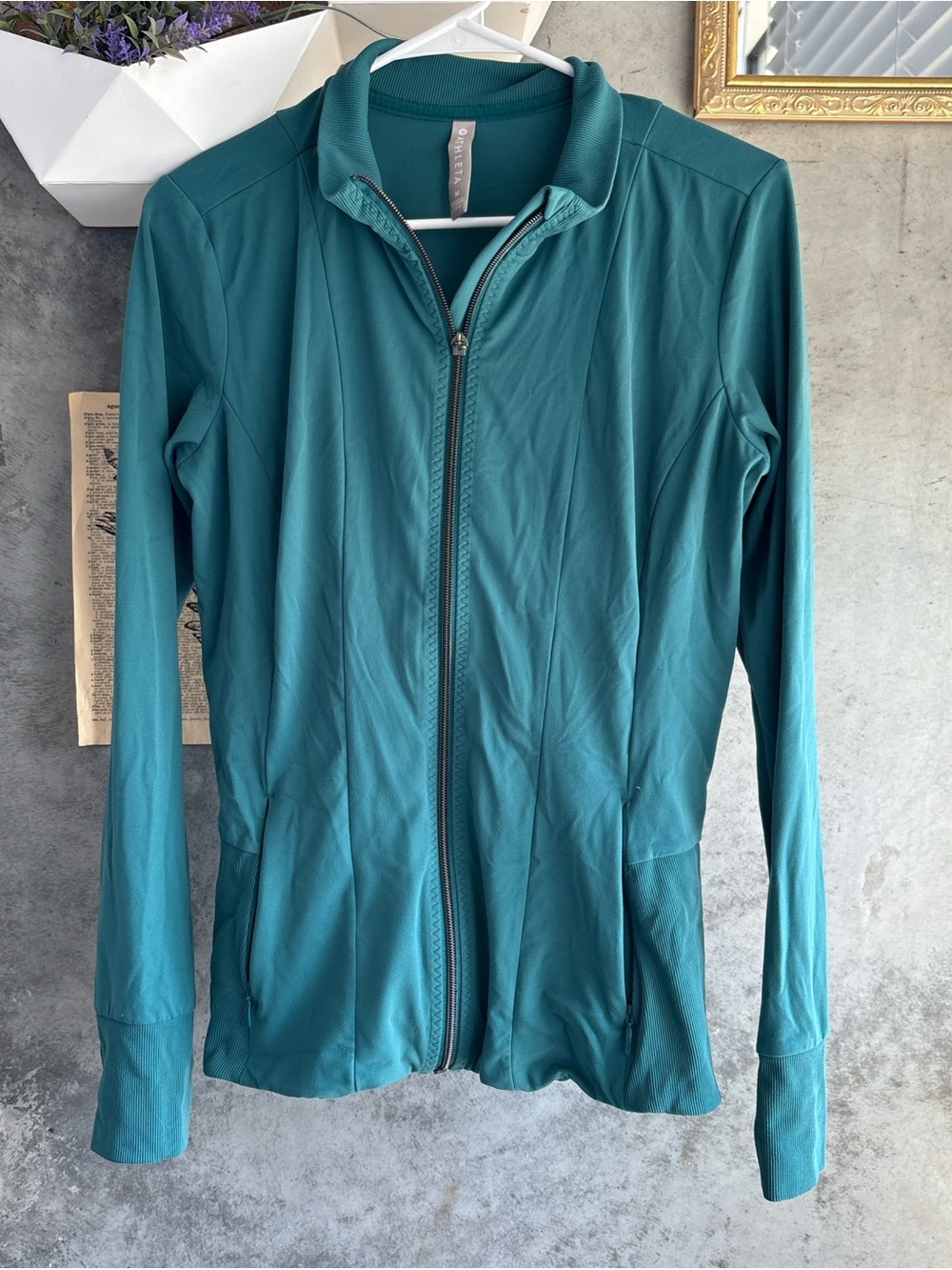 Athleta Teal Athletic Pullover